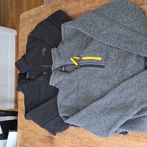 2 boys northface fleece lined sweaters